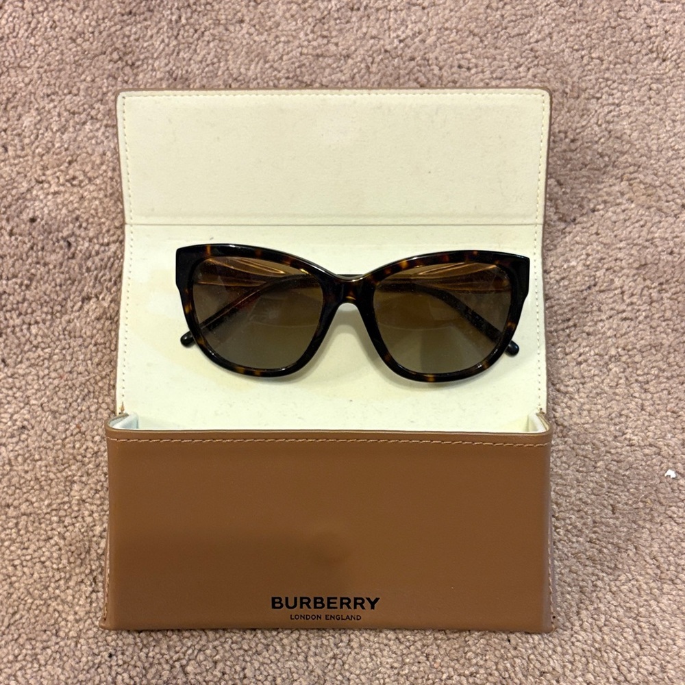 Burberry Brown Tortoise Sunglasses